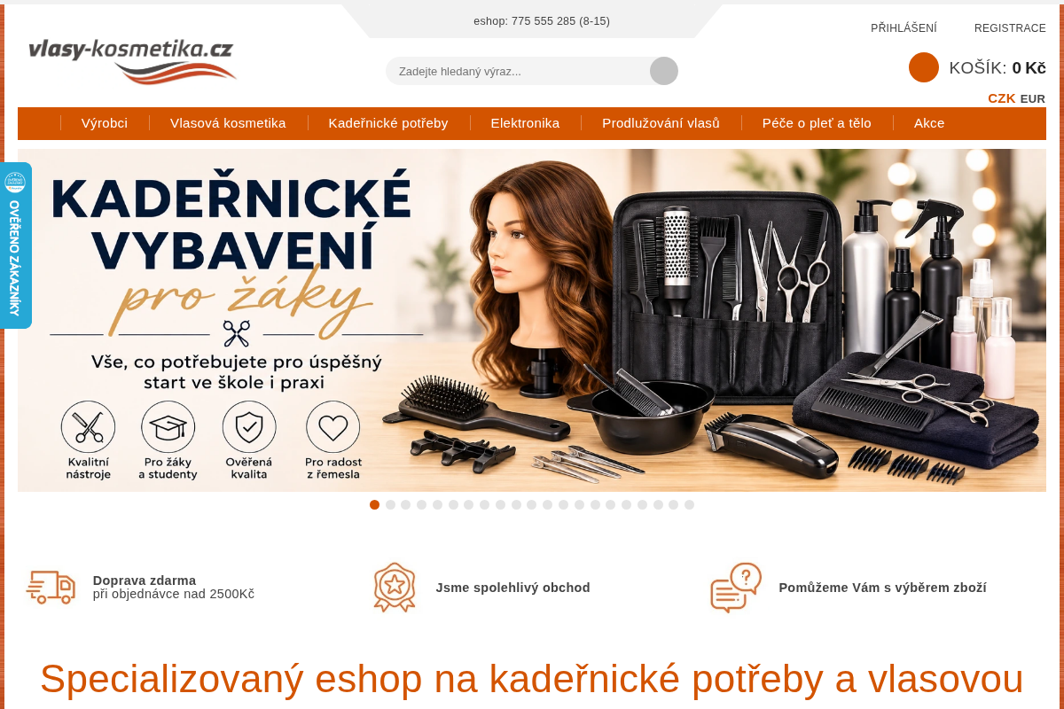 Vlasy-kosmetika.cz
