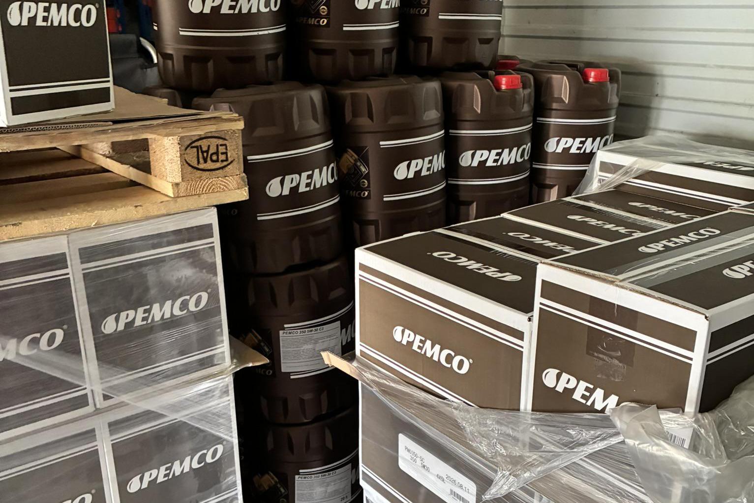 Nová zásoba olejů Pemco - tisíce litrů k dispozici