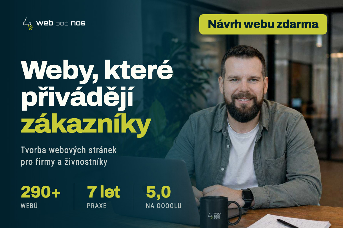 Web pod nos - Tvorba webových stránek foto 1