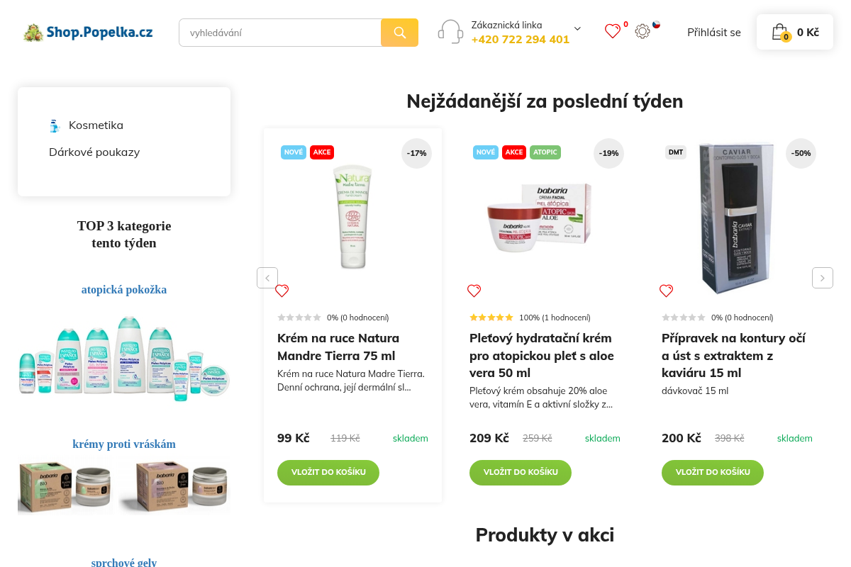 Shop Popelka.cz