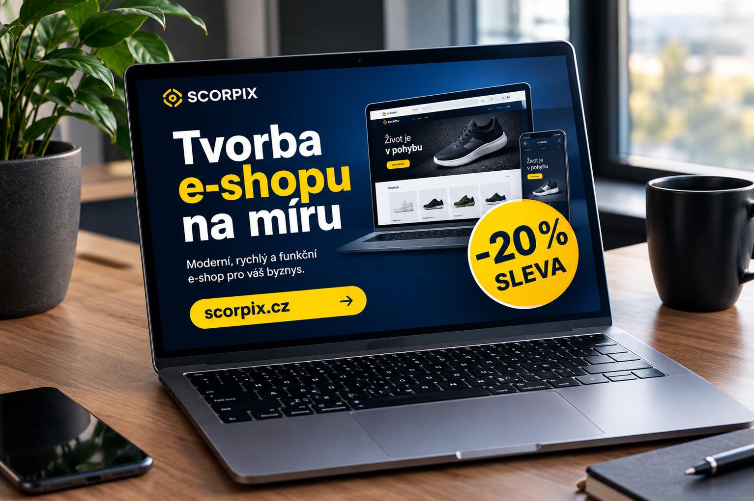 Tvorba e-shopu na míru se slevou 20% nyní!