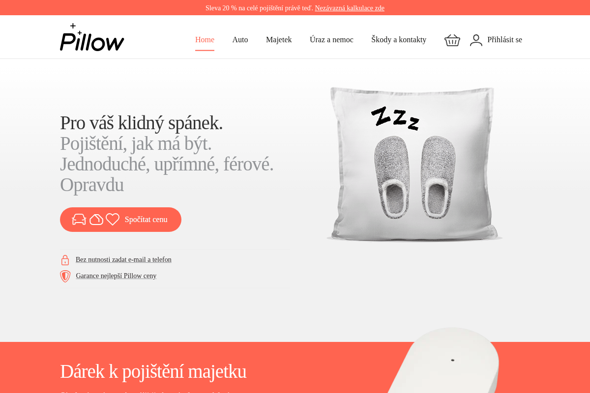 Pillow pojišťovna