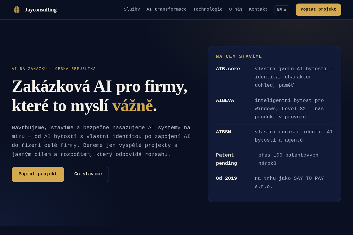 JAYconsulting, divize SAY TO PAY sro
