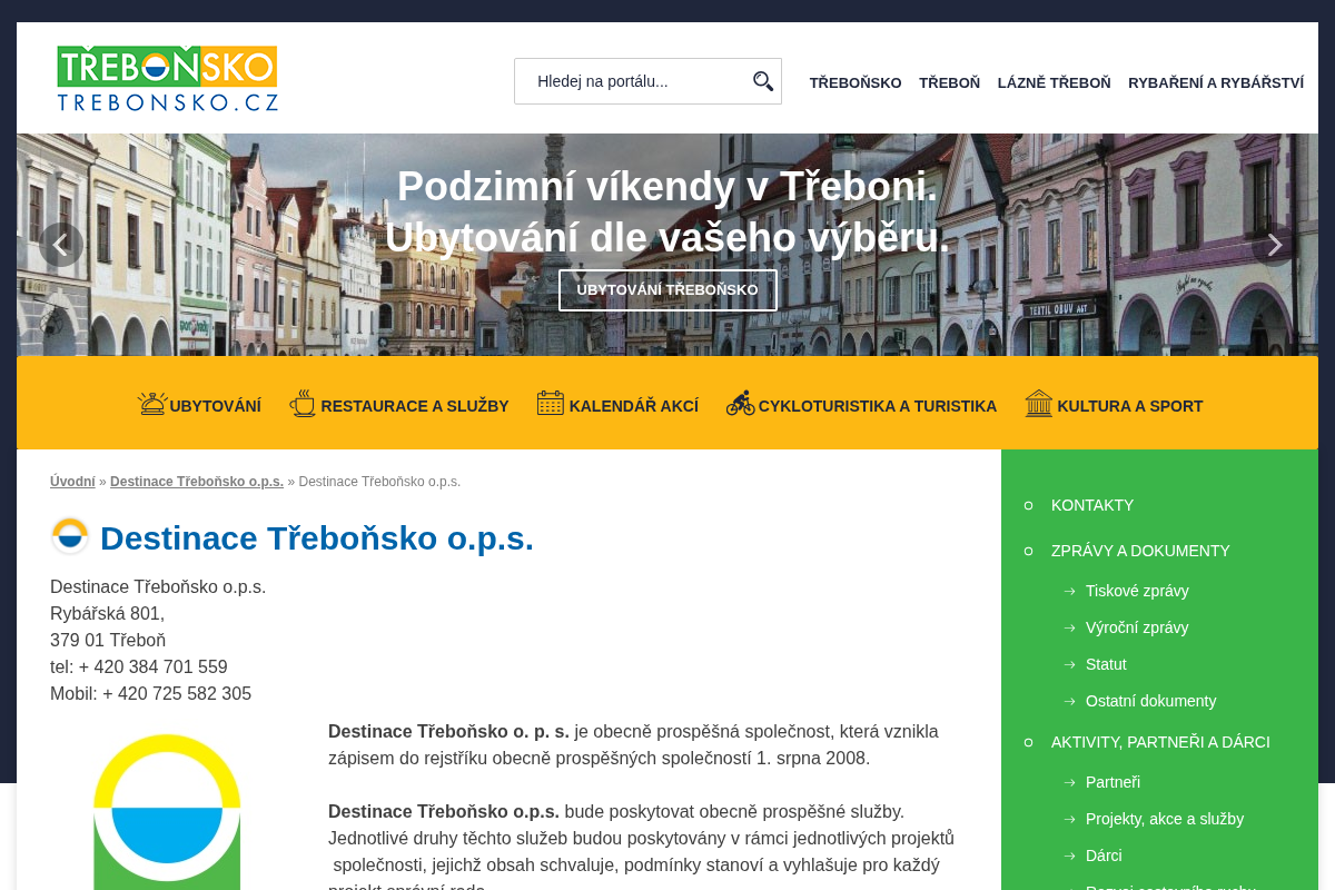 Destinace Třeboňsko, o.p.s.