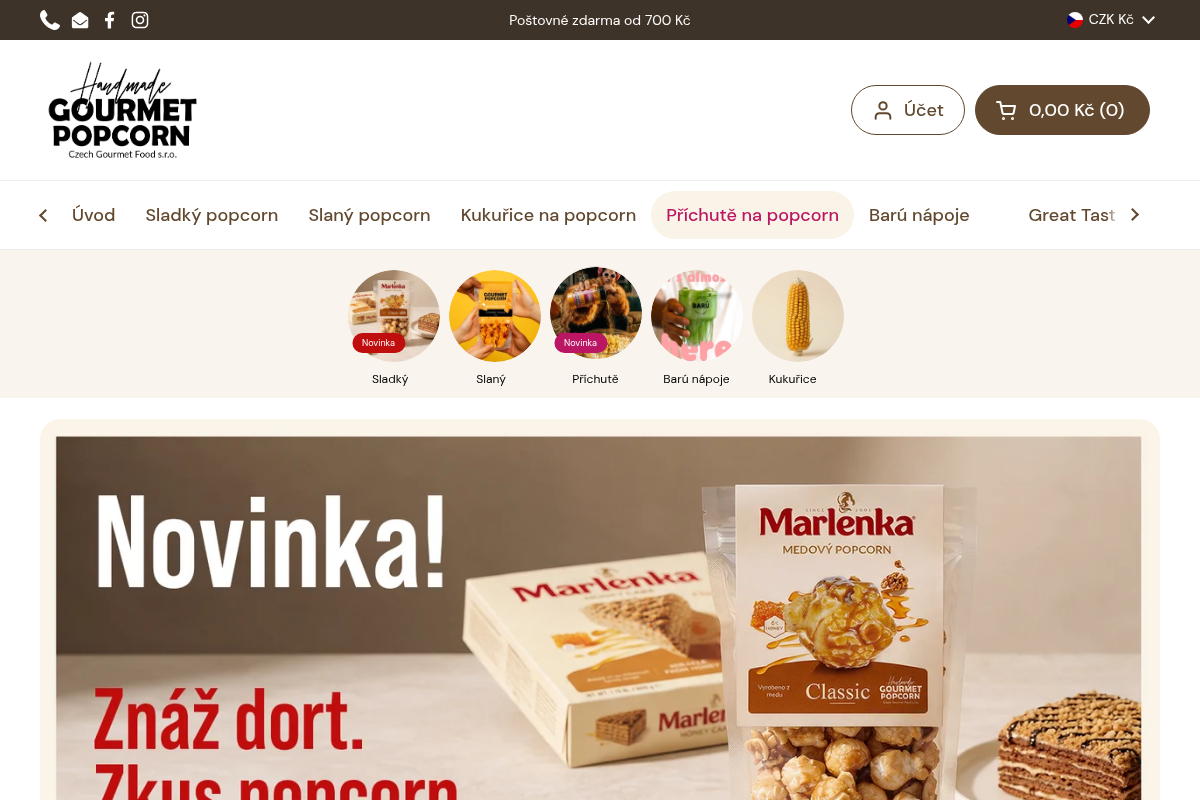 Handmade Gourmet Popcorn