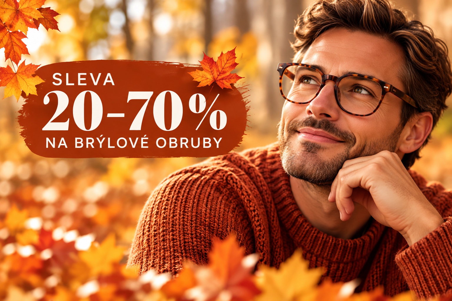 Říjnova akce 1. | SLEVA až 70% na brýlové obruby