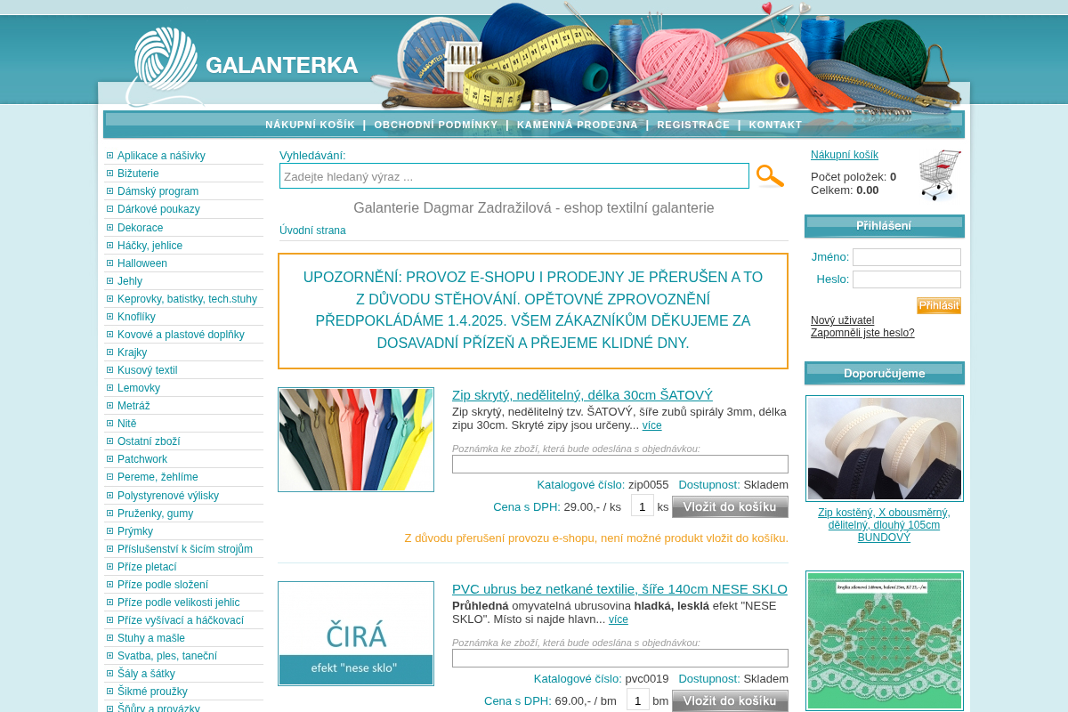 Galanterka.cz