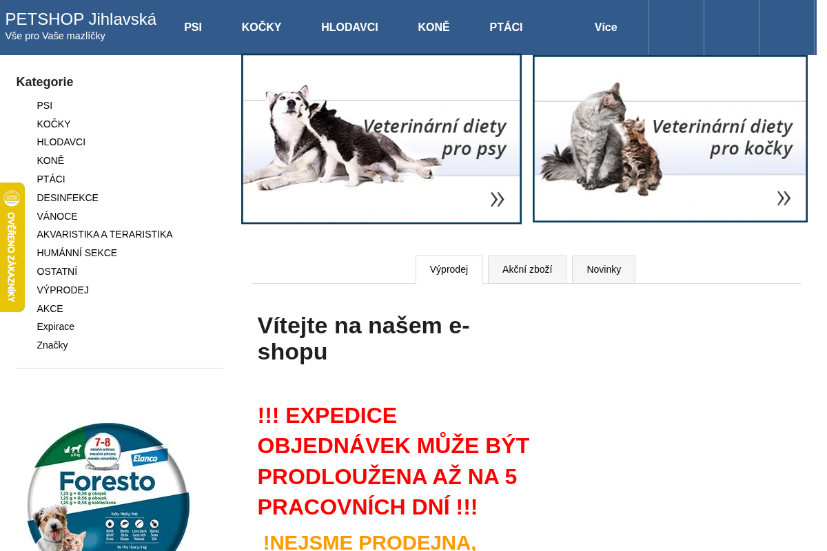 Petshopjihlavska.cz