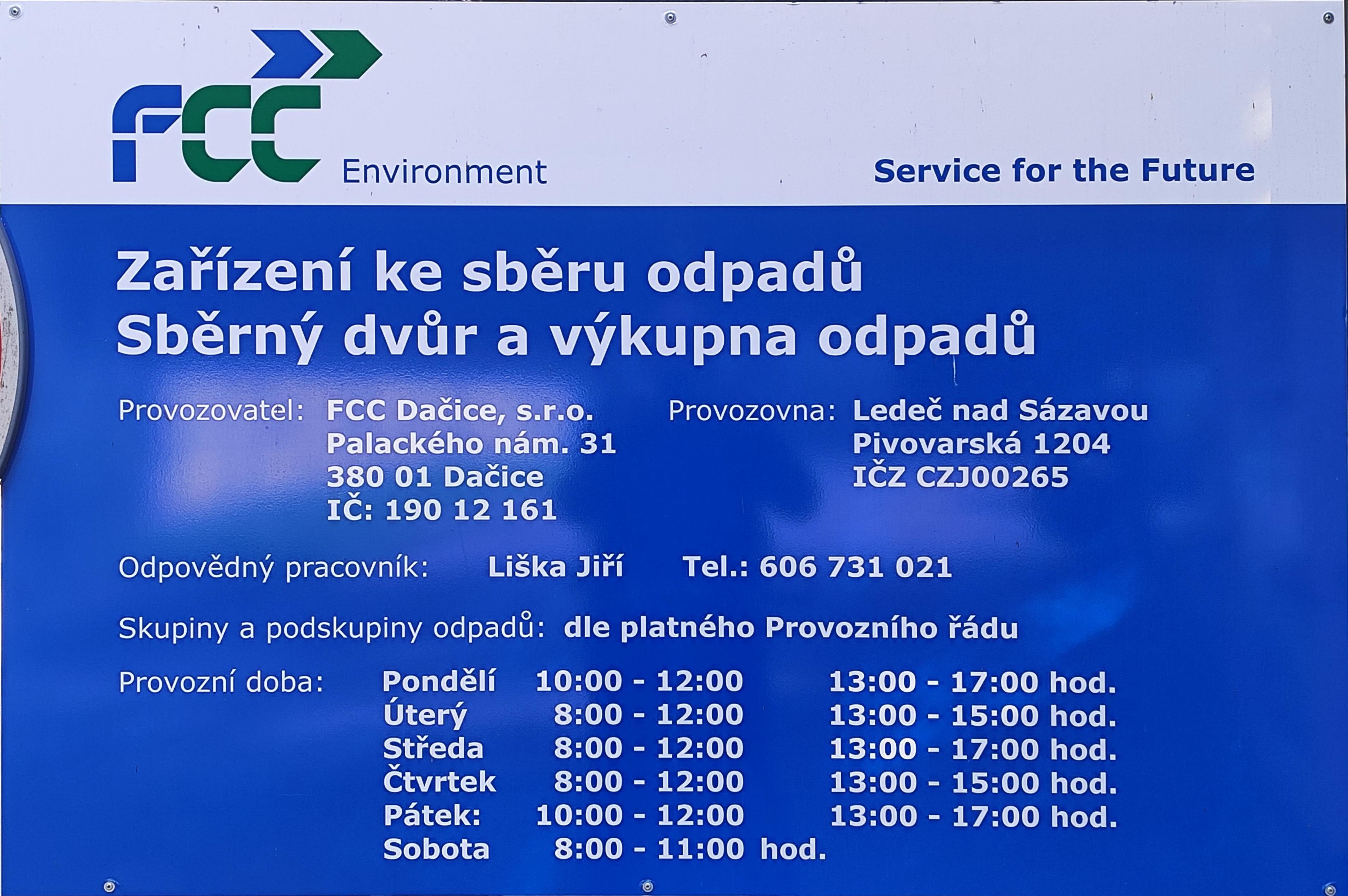 FCC Dačice, s.r.o. foto 1