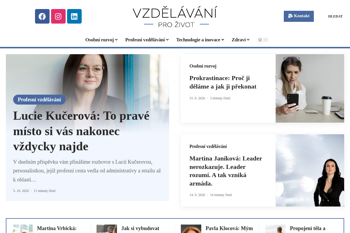 Vzdělávání pro život