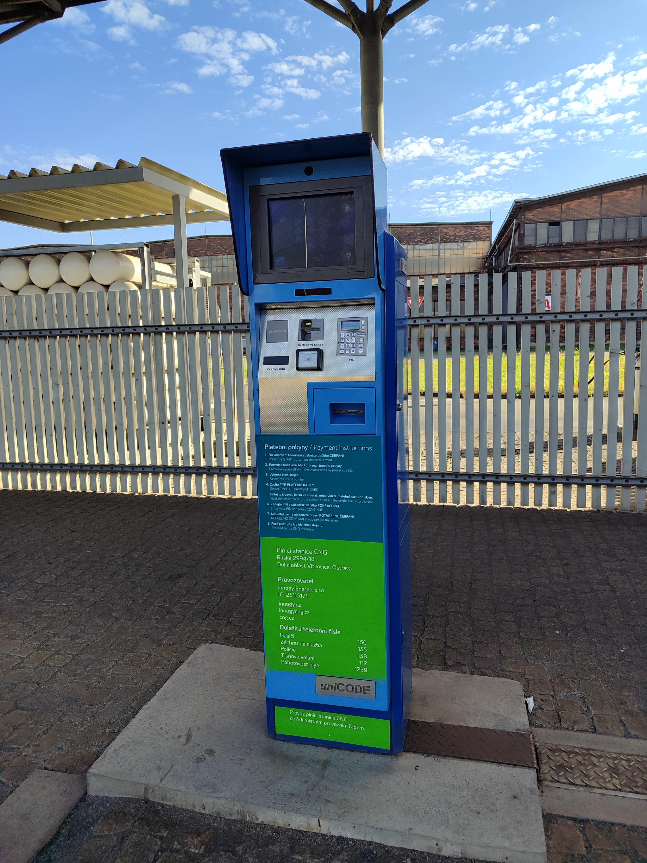 innogy plnicí stanice CNG foto 5