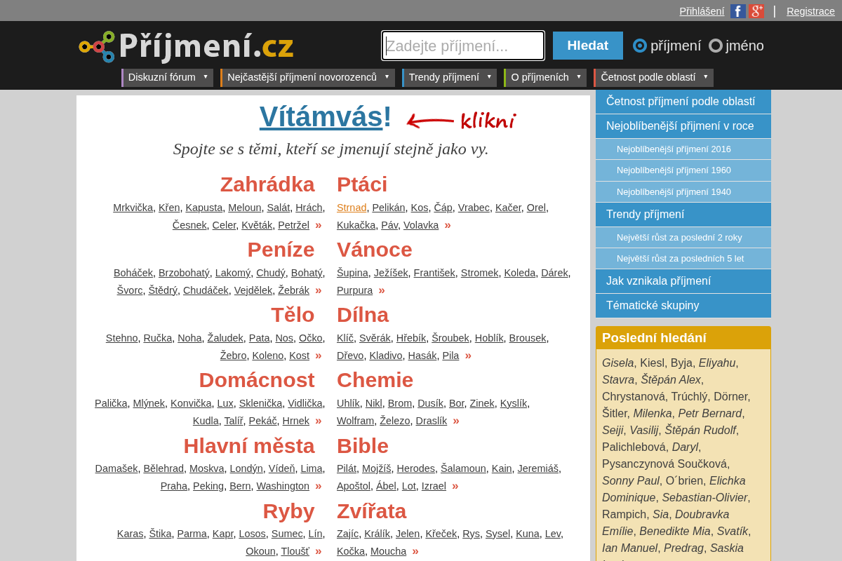 Prijmeni.cz