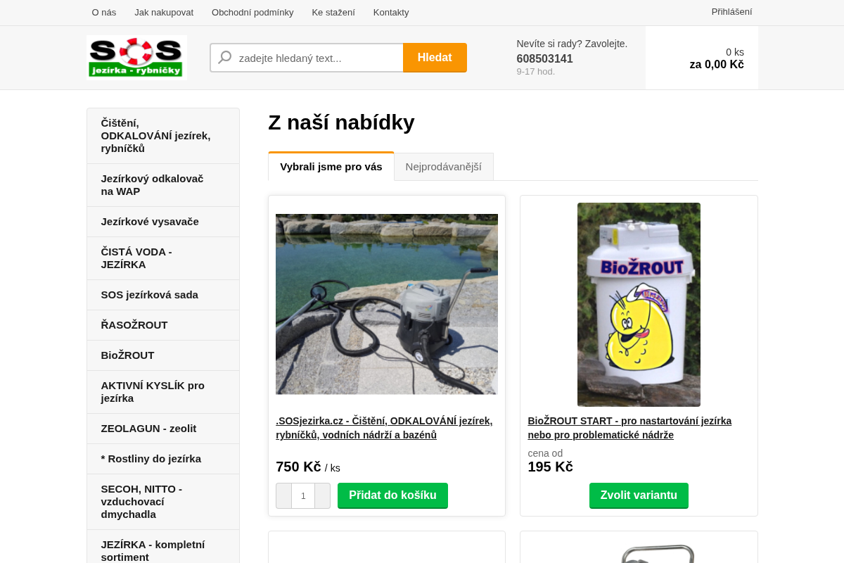 SOSjezirka.cz