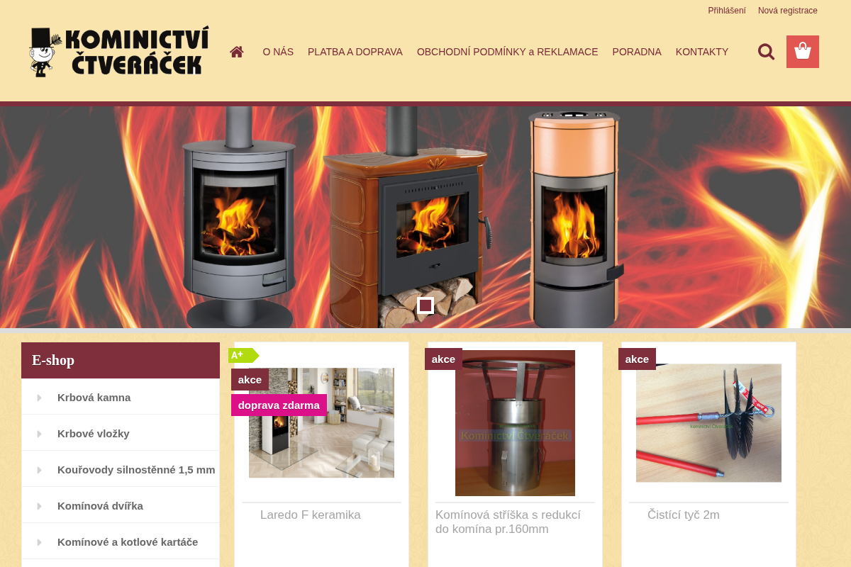 Eshop-kominictvictveracek.cz
