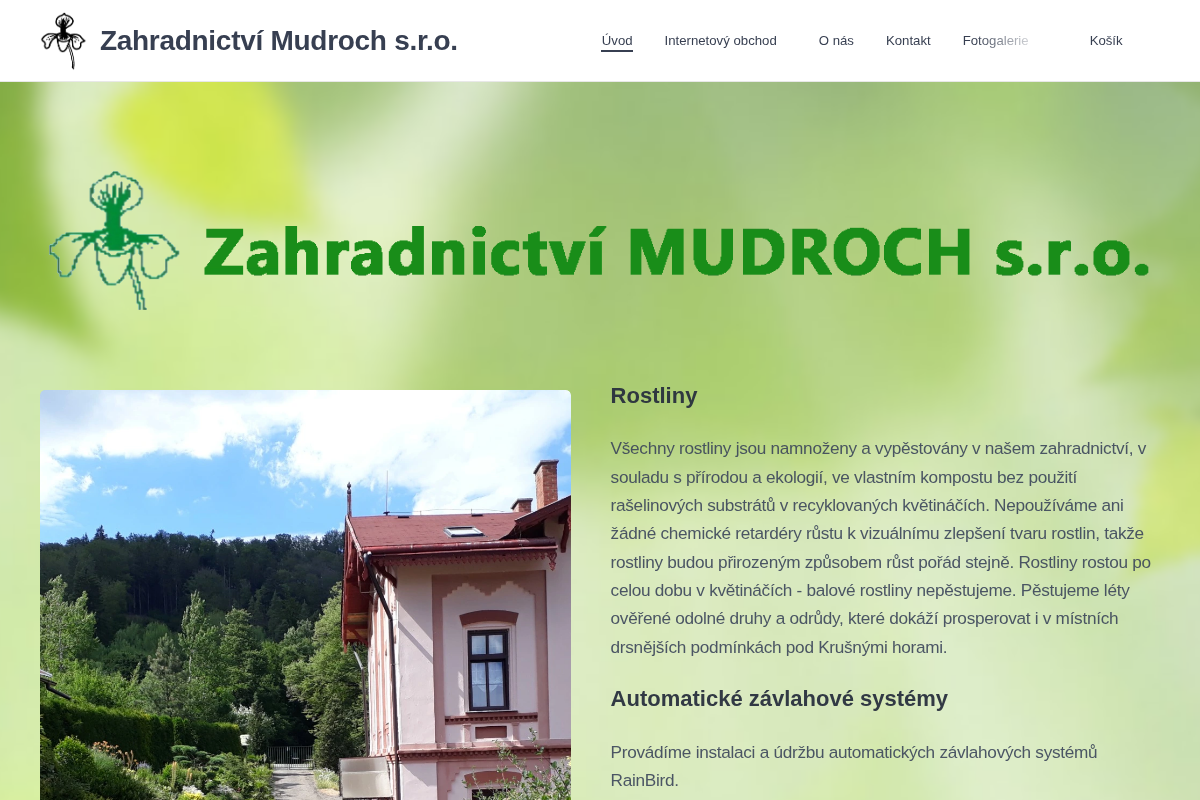 Zahradnictví Mudroch