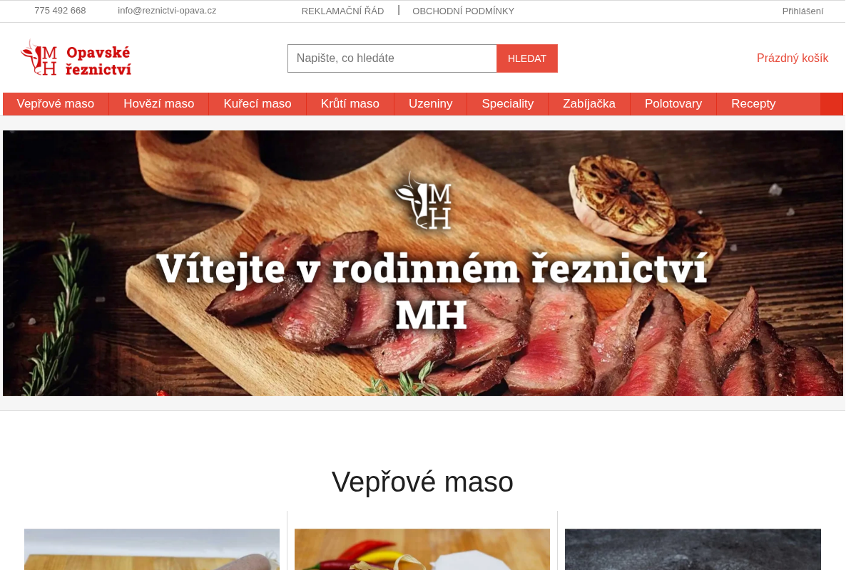 Řeznictví a uzenářství Hopp