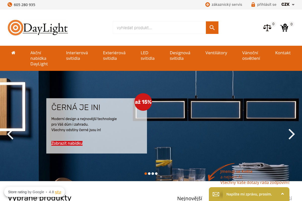 Osvětlení DayLight - Návrhy osvětlení, studio světel