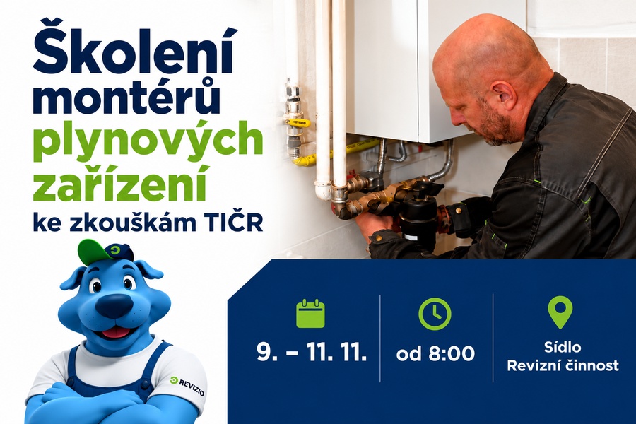 Školení montérů plynových zařízení - OSTRAVA