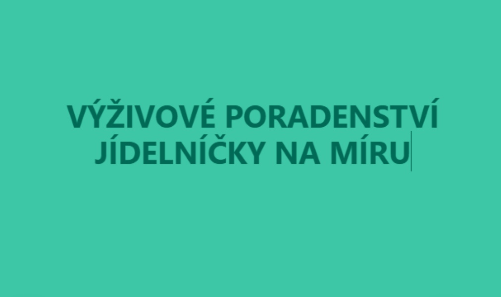 Analýza složení těla a výživové poradenství