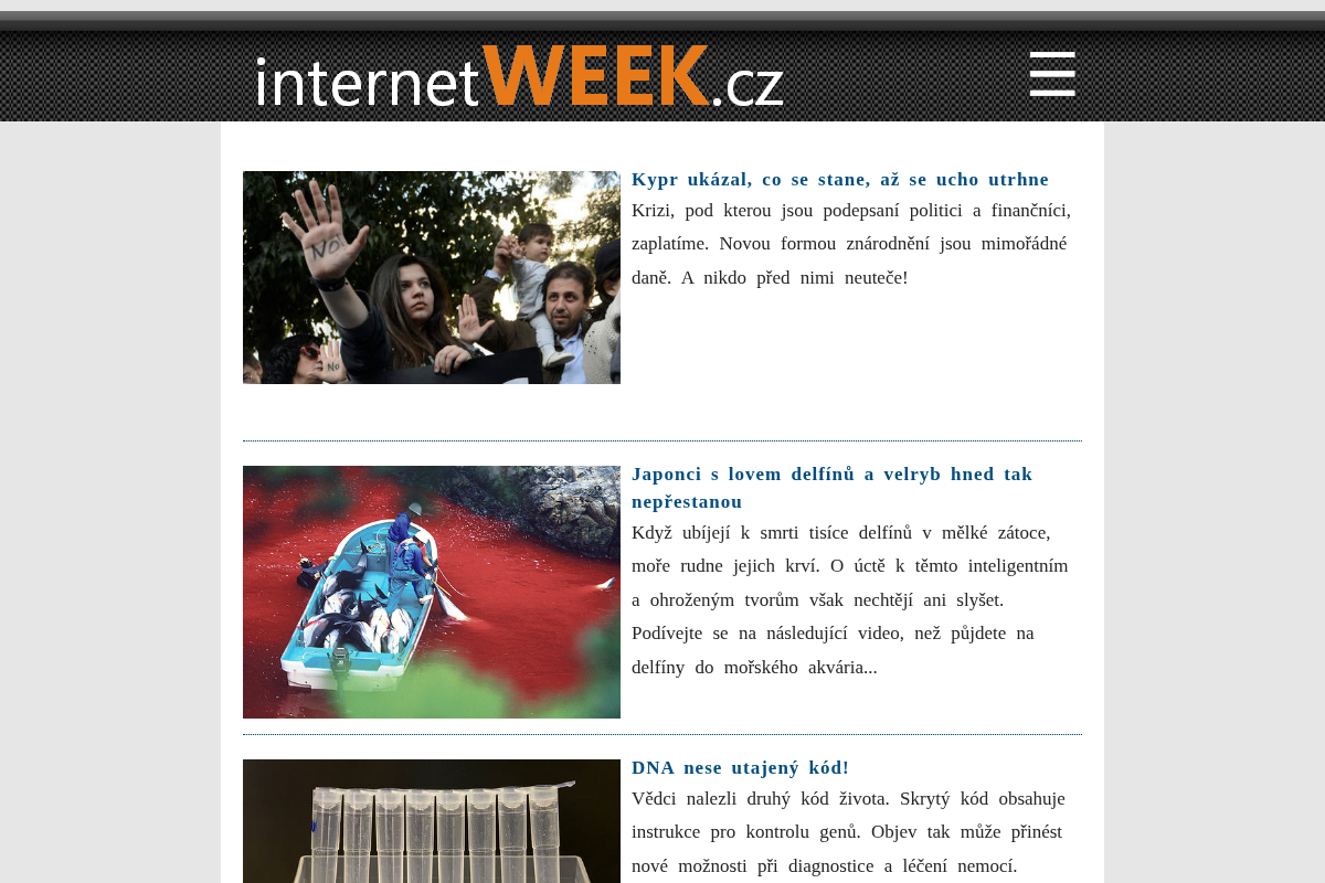 internetWEEK.cz