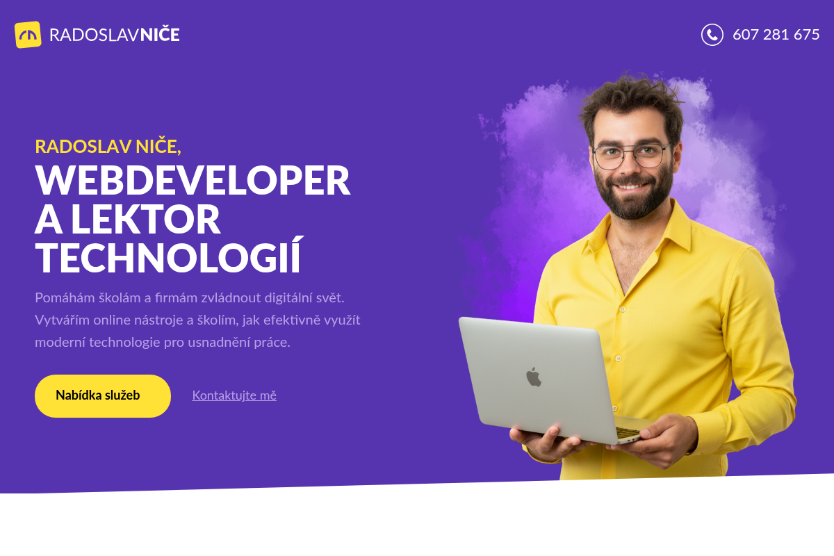 Webdeveloper Radoslav Niče