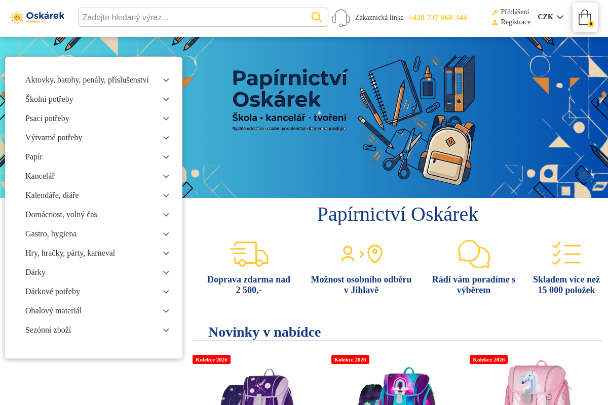 Papírnictví Oskárek