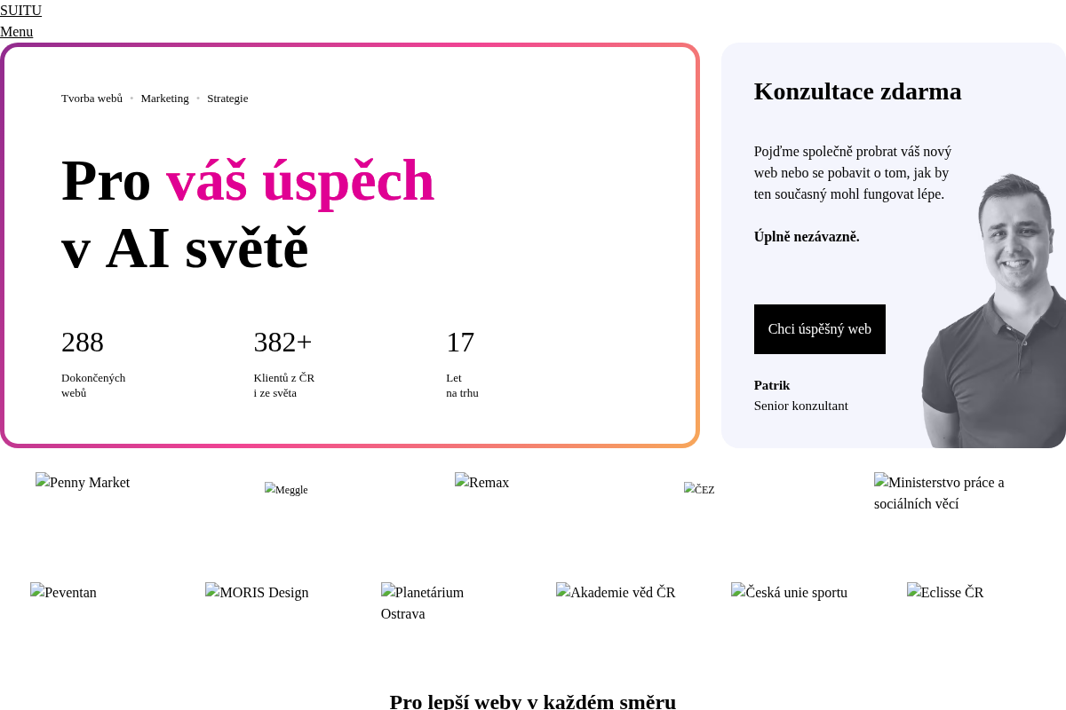 SUITU | Tvorba webových stránek