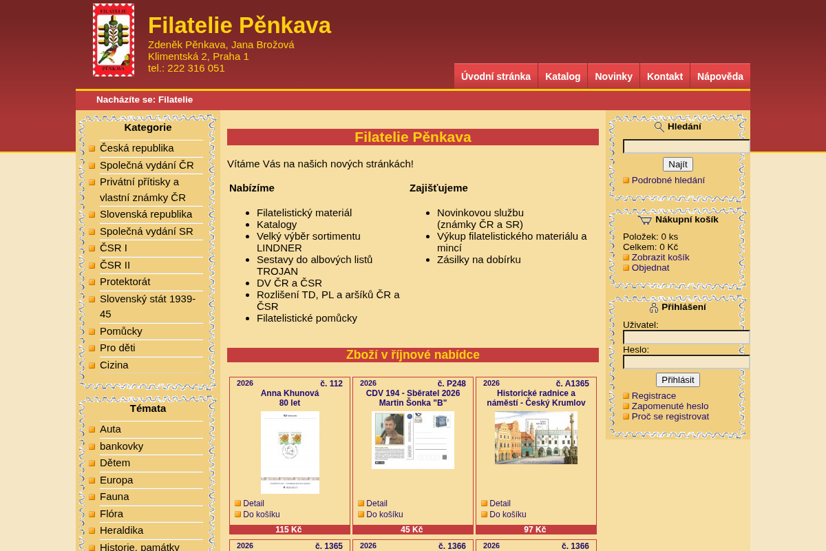 Filateliepenkava.cz