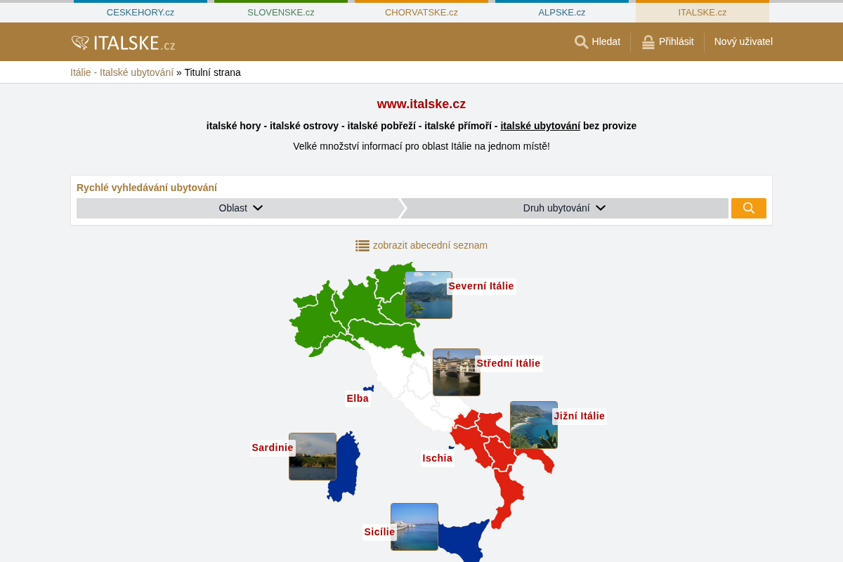 Server Itálie - Italske.cz