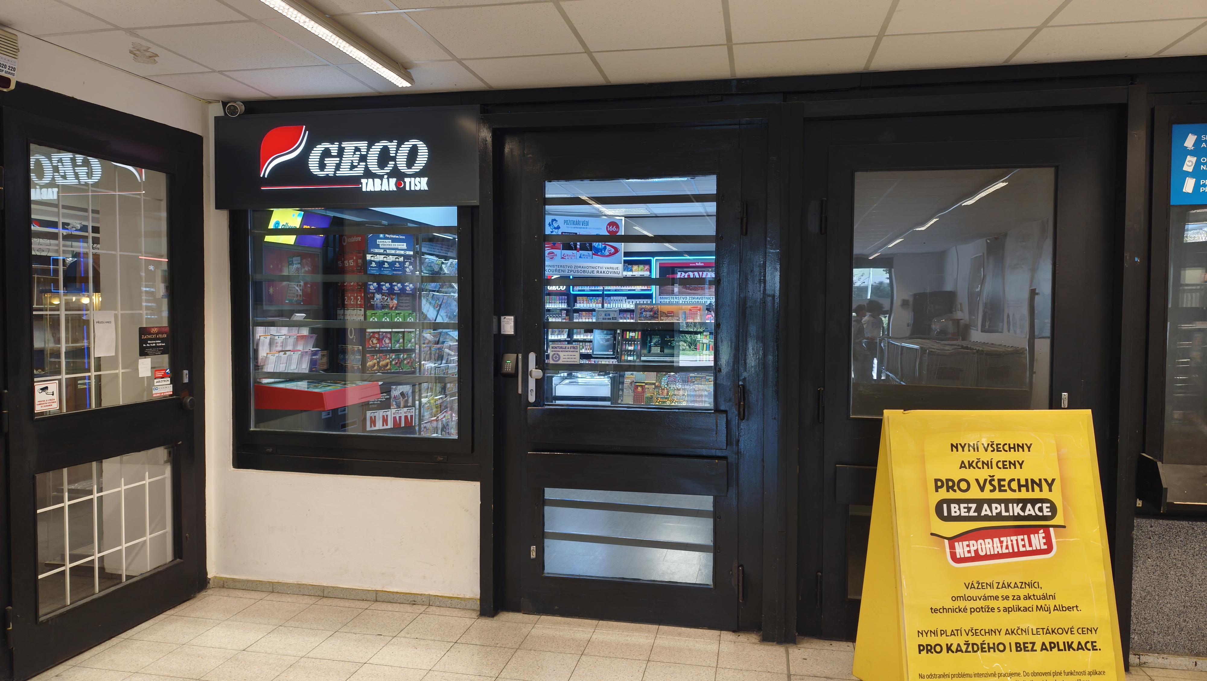 GECO tabák - tisk