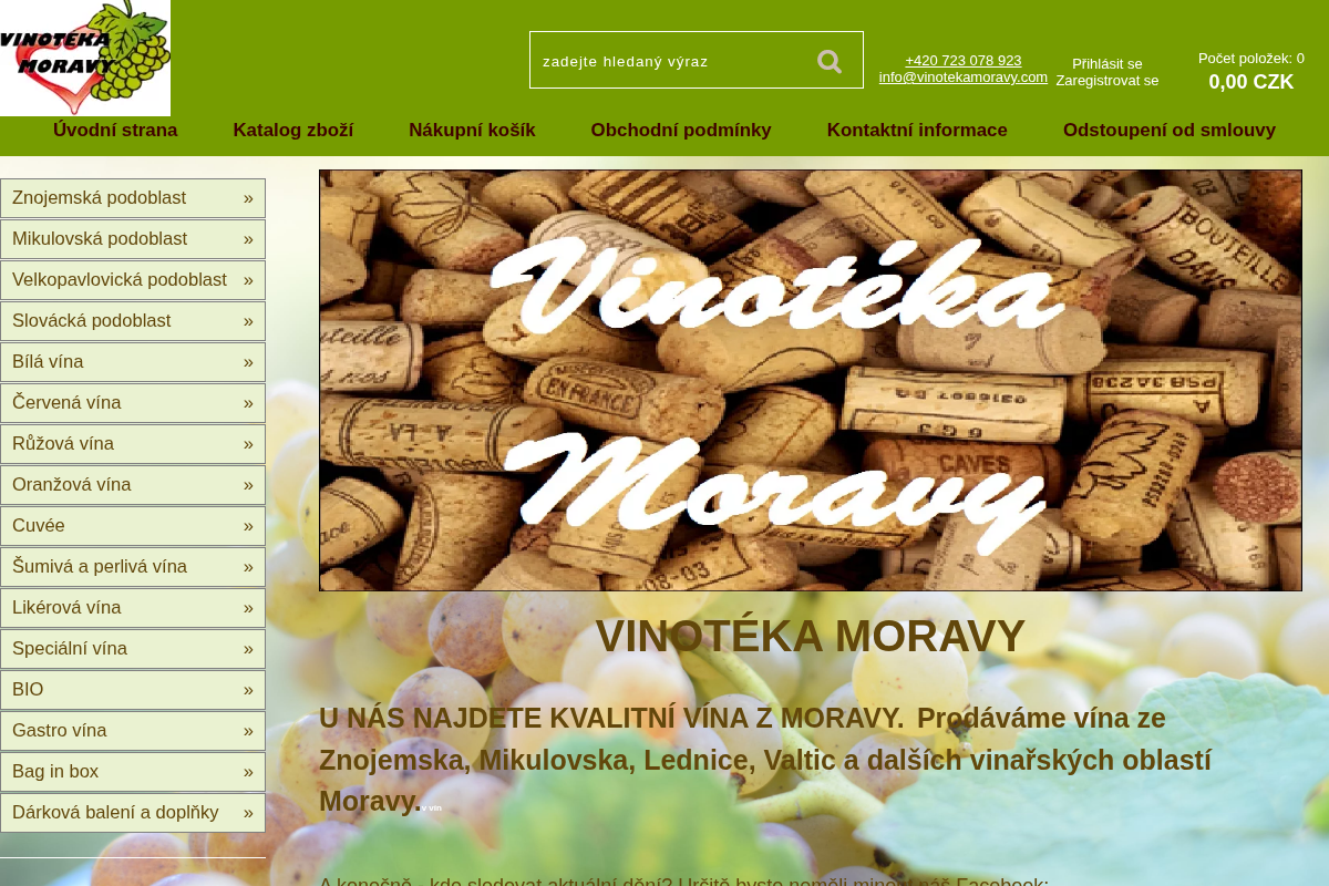 Vinotekamoravy.com
