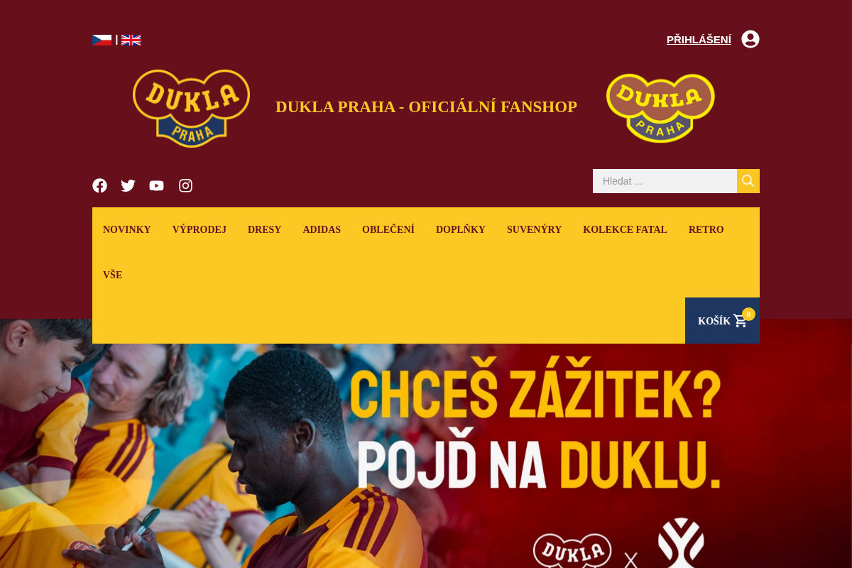 Dukla Praha - oficiální fanshop