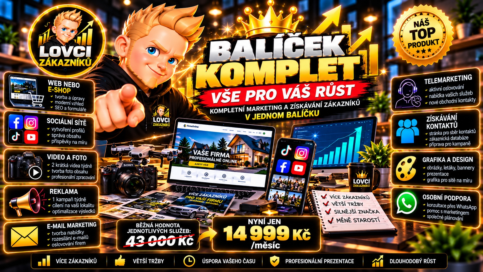 Balíček Komplet marketingové služby