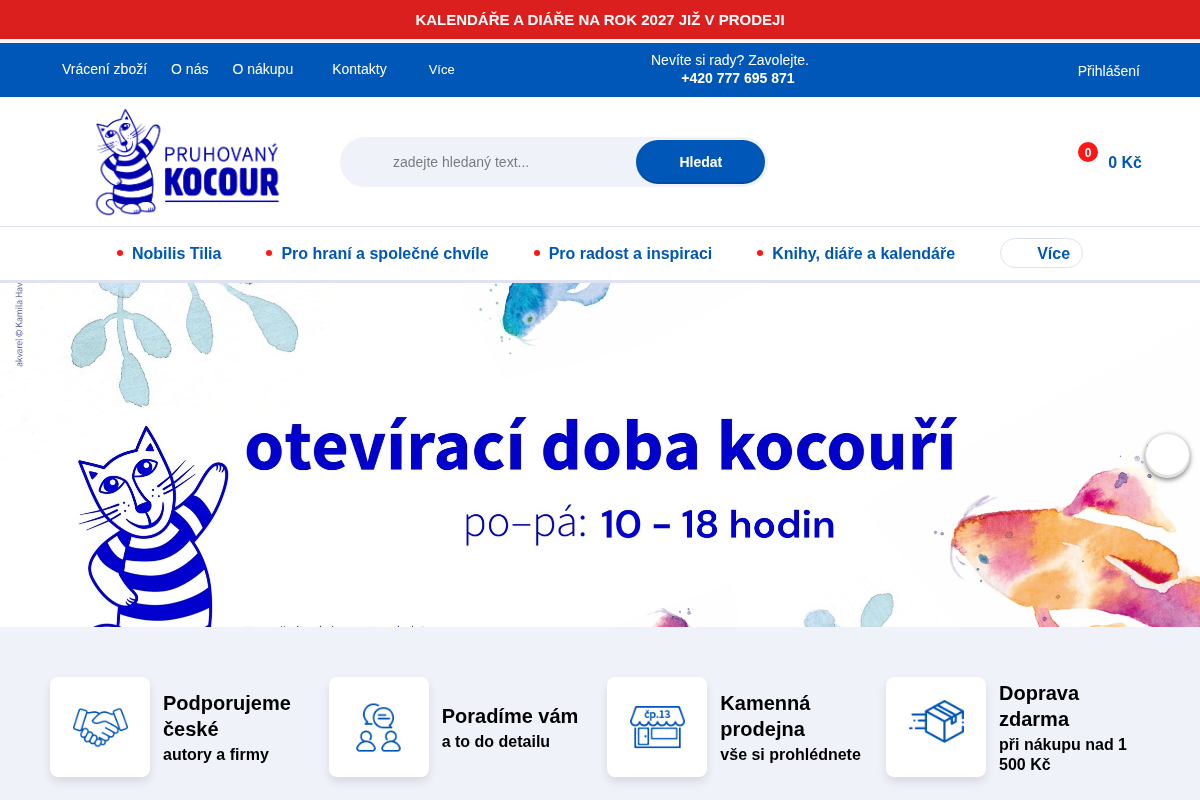 Pruhovaný kocour