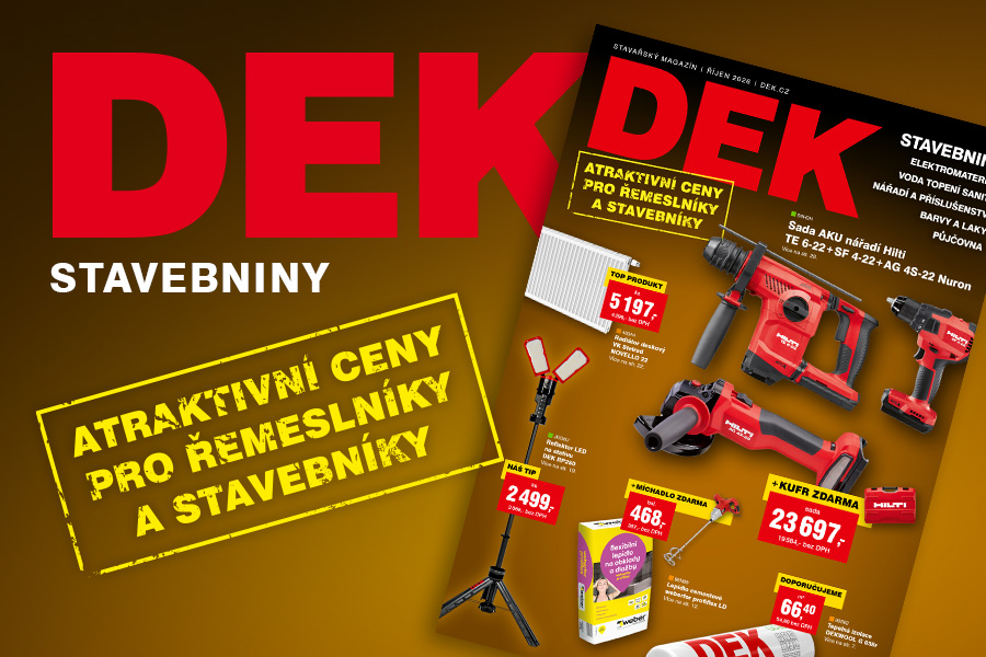 Říjnový Stavařský magazín DEK
