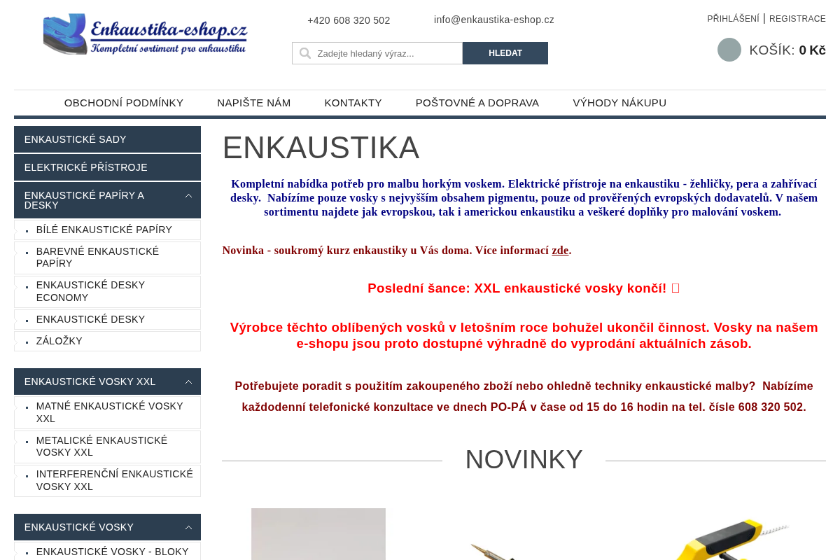 Enkaustika-eshop.cz