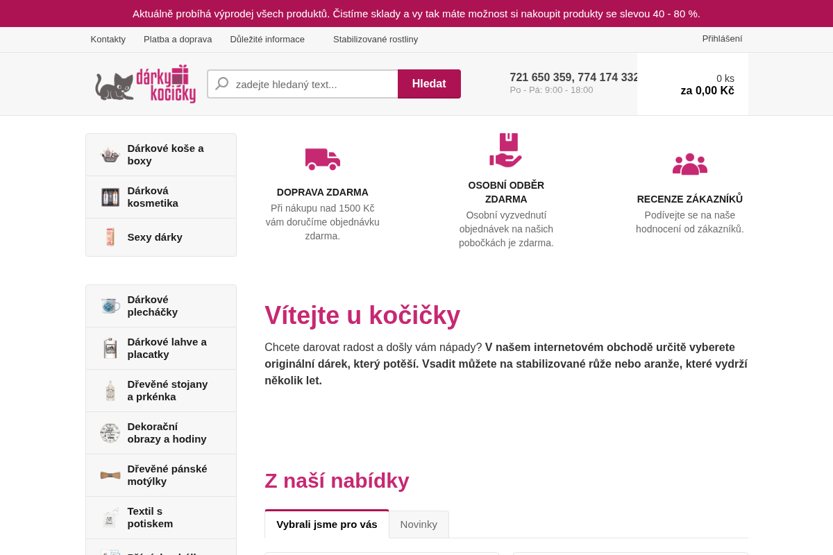 Darkyodkocicky.cz