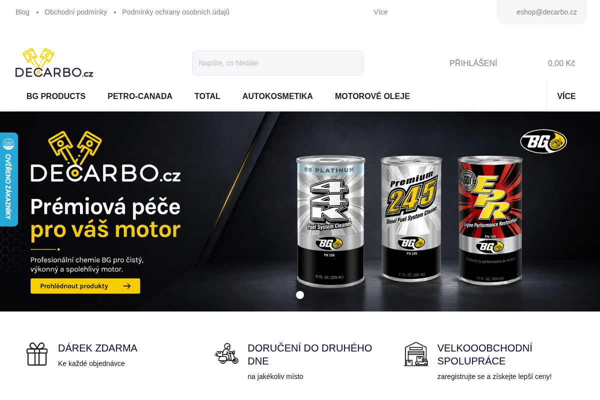 Decarbo.cz - eshop