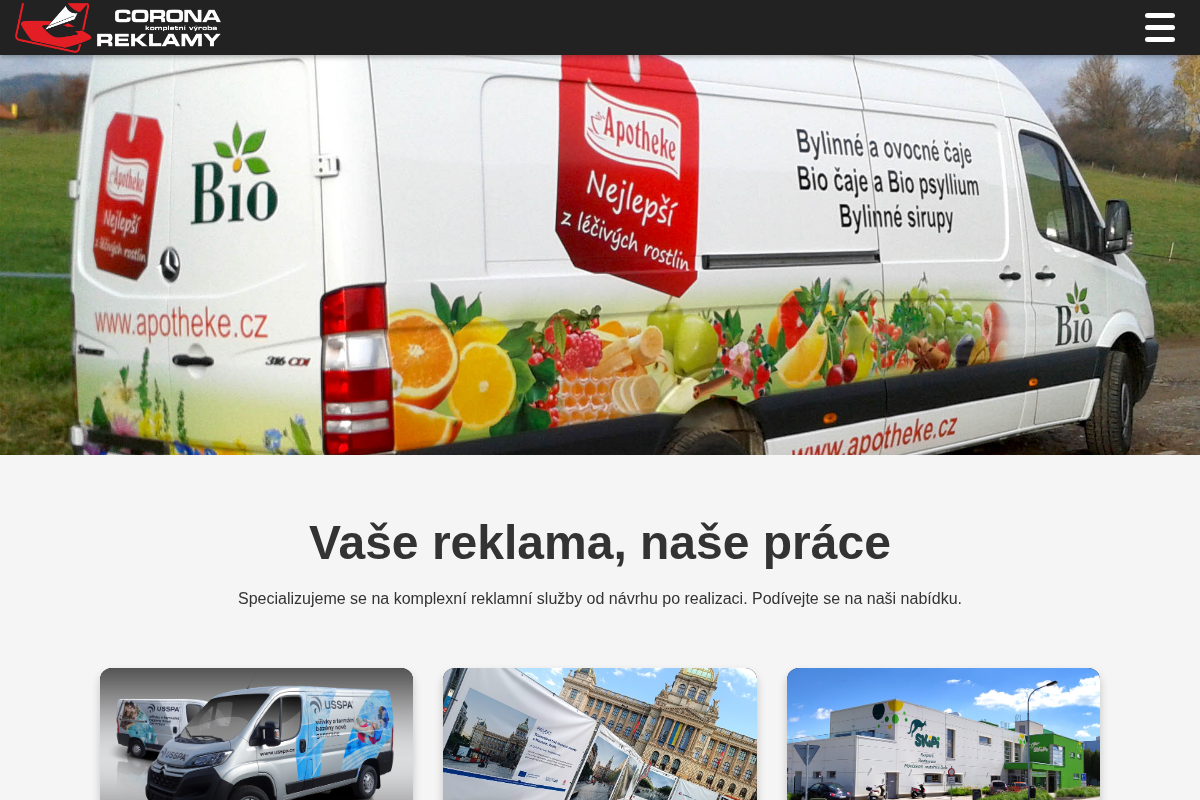 CORONA reklamní, s.r.o.