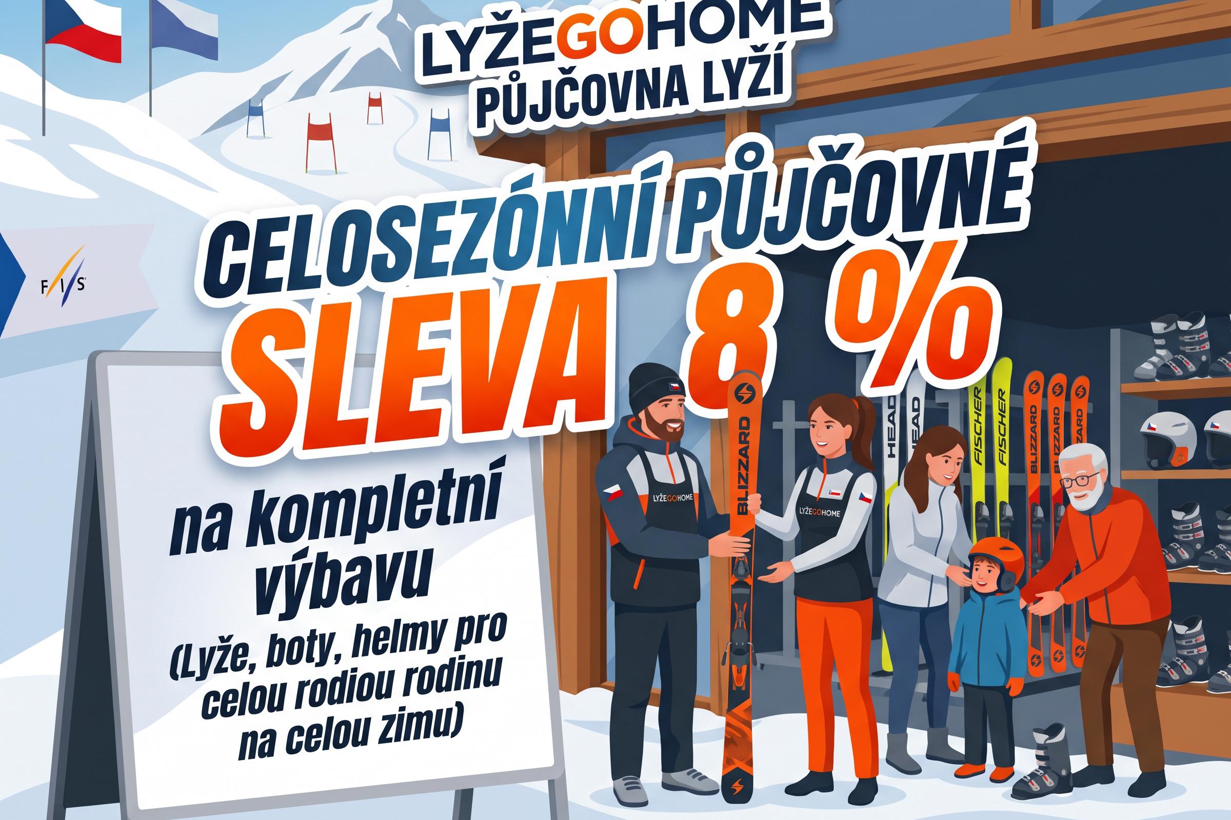 CELOSEZÓNNÍ PŮJČOVNA -8 %