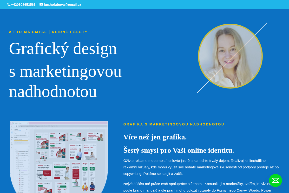 Grafický design a nadčasové weby