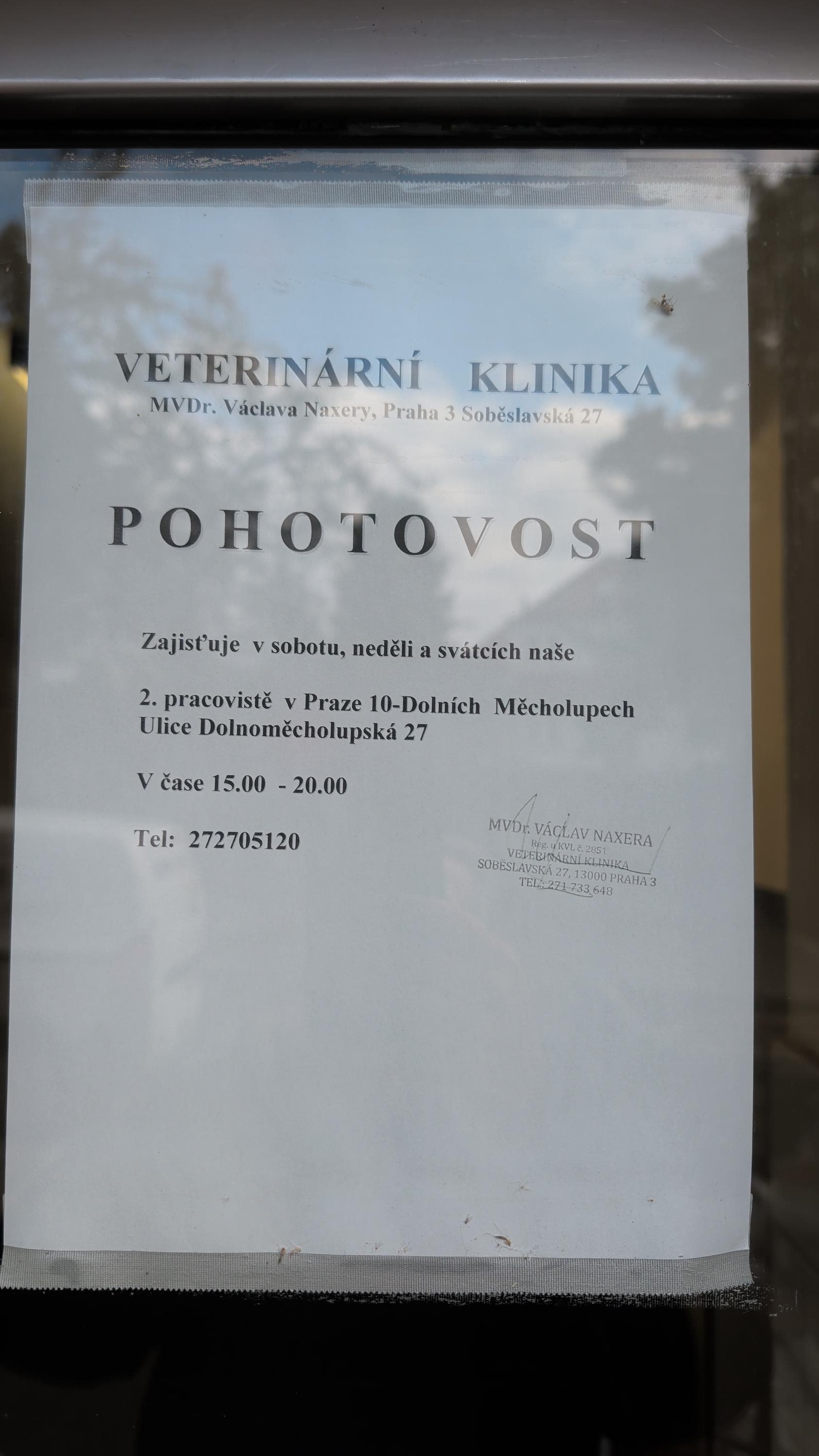 MVDr. Václav Naxera - veterinární klinika foto 3