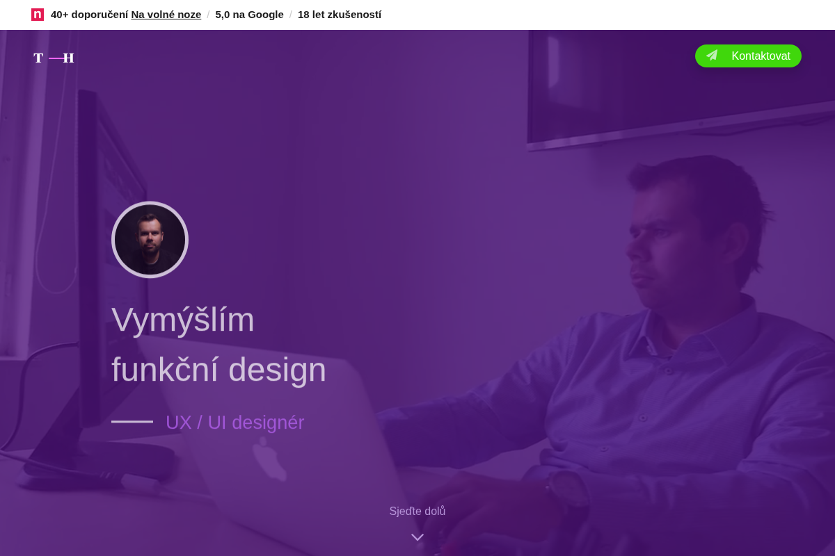 Tomáš Hrabec, UX/UI designér