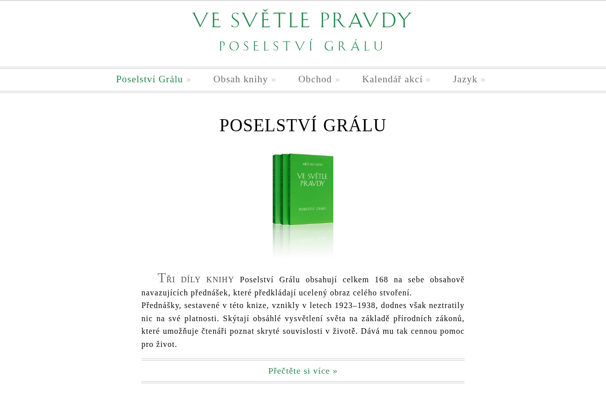 Nakladatelství Poselství Grálu