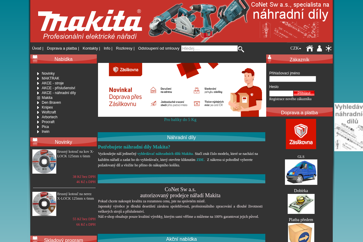 CoNet Sw a.s. - Makita