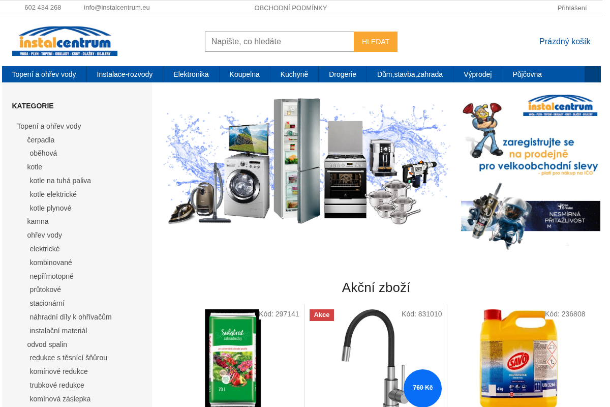 Instalcentrum s.r.o. eshop