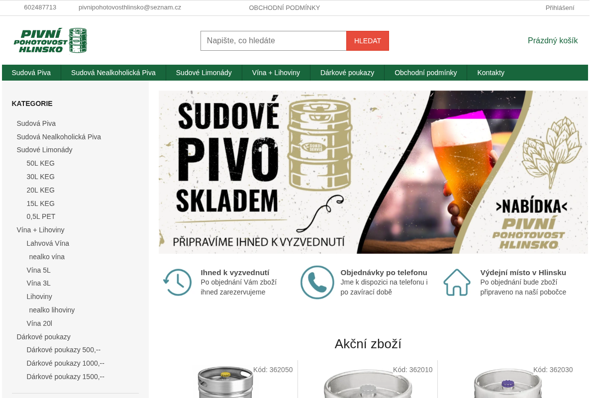 Pivní pohotovost Hlinsko