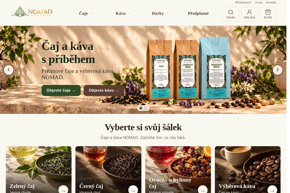 Nomad tea and coffee shop