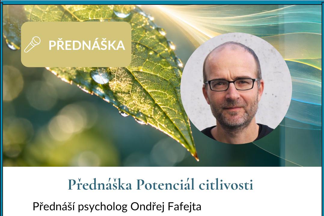 Přednáška Potenciál citlivosti