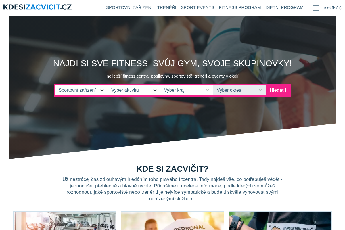 Kdesizacvicit.cz